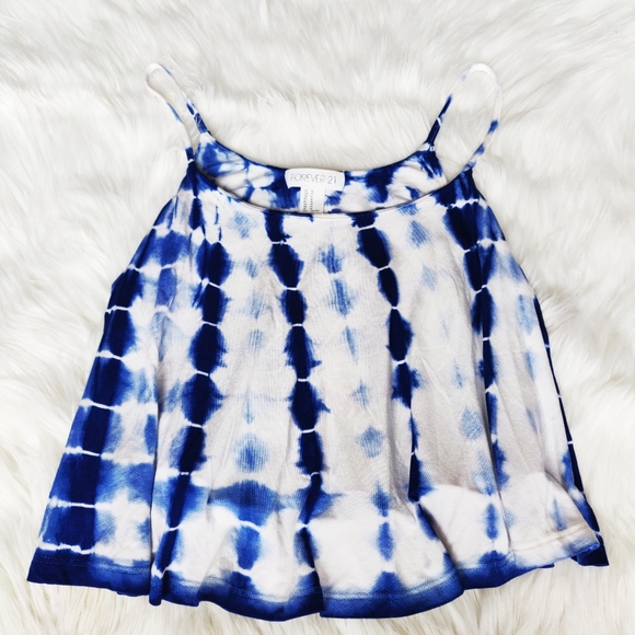 Forever 21 Tie Dye Cropped Tank Top - Picture 3 of 6
